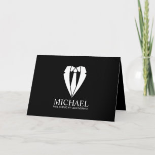 Convite Proposta de Padrinho de casamento Personalizado de