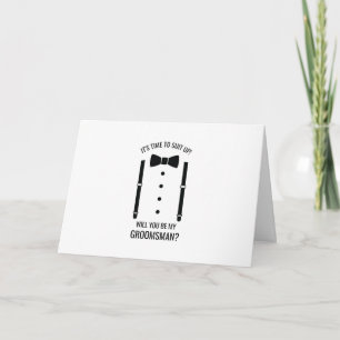 Convite Proposta de Padrinho de casamento Personalizado de