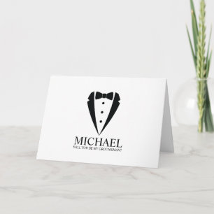 Convite Proposta de Padrinho de casamento Personalizado de