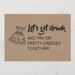 Convite Proposta engraçada da dama de honra/madrinha de
