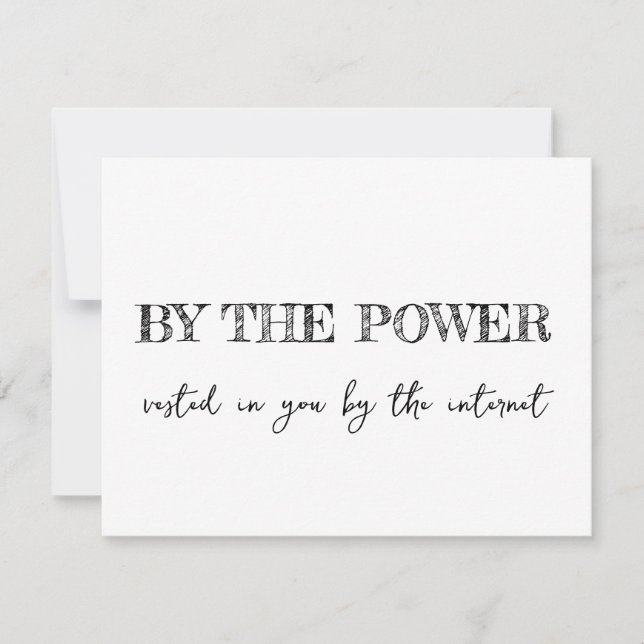 Convite Proposta Oficiais Humorística: "Us Casados Únicos" (Frente)