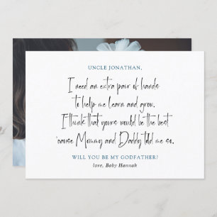 Convite Proposta Simples de Padrinho Fotográfico