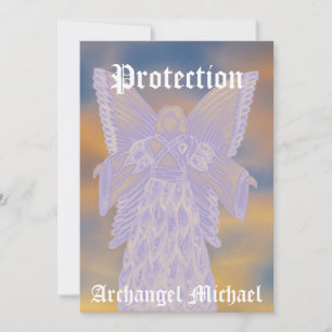 Convite Proteção Arcanel Michael-Personalizar