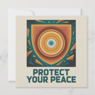 Convite Proteja Sua Paz