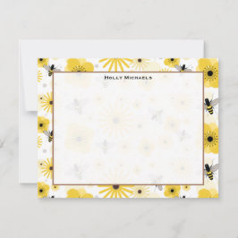 Convite Protetores de Abelhas e Flores