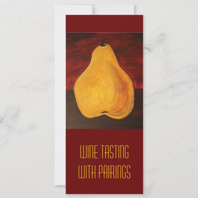 Convite Provando de vinho com pares (Frente)