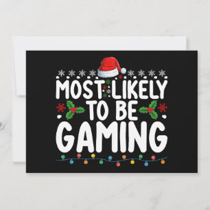 Convite Provavelmente Estará Jogando Video Games Jogadores