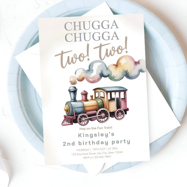 Convite Próxima Parada: 2 Anos! Festa de Aniversário de Tr (Criador carregado)