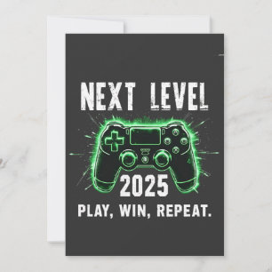 Convite Próximo nível 2025 Reproduza o jogo engraçado