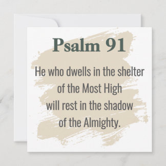 Convite Psalm 91 Scripture Card – Print or Download