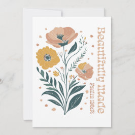 Convite Psalm Boho Christian Inspirationa