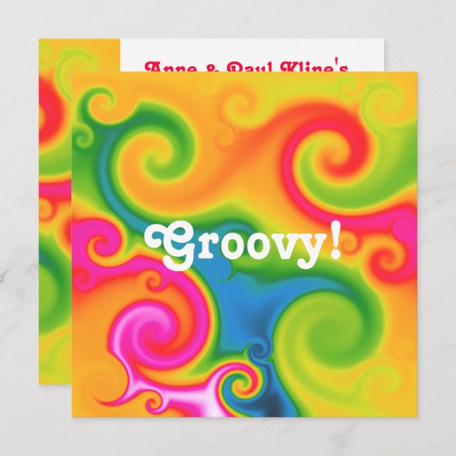 Convite Psicadélico (Frente/Verso)