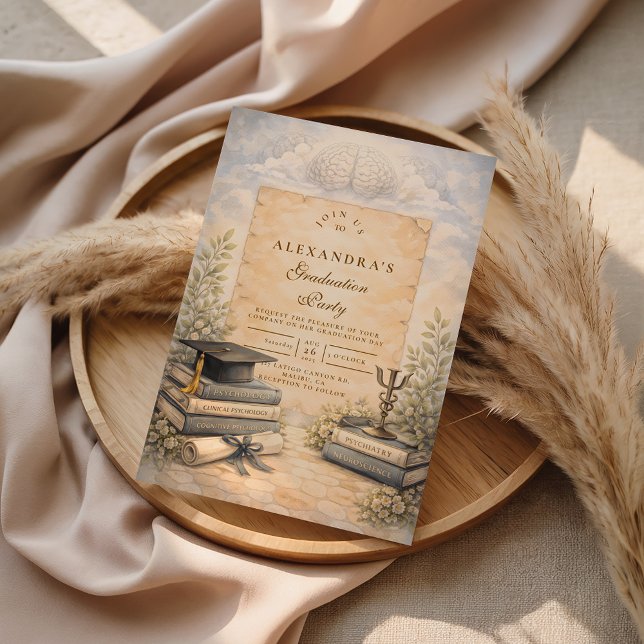 Convite Psychology Graduation (Criador carregado)