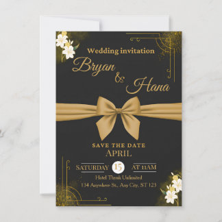 Convite Public Wedding Invitation – Elegant Minimal Design