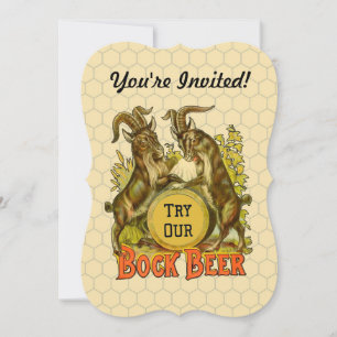 Convite Publicidade à Cerveja Goats Bock