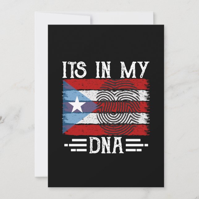 CONVITE PUERTO RICO ESTÁ NA MINHA BANDEIRA DE DNA (Frente)