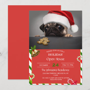 Convite Pug Natal