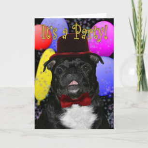 Convite Pug party invitation