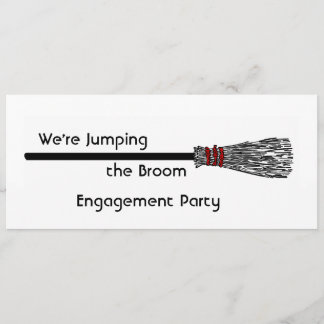 Convite Pulando o Noivado da Broom