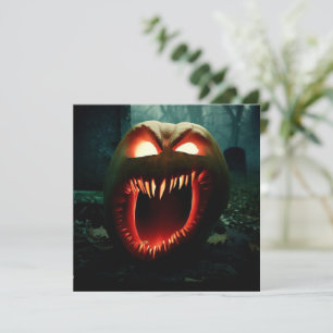 Convite Pumpkin Assustador