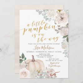 Convite Pumpkin branco de marfim está a caminho