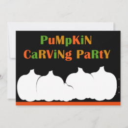 Convite Pumpkin Carving Halloween Party