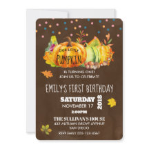 Pumpkin de aquarelas e folhas de outono sazonais