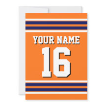 Pumpkin Laranja com Marinho White Stripes Team Jer