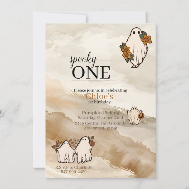 Convite Pumpkin Patch (Frente)