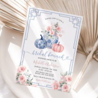Pumpkin Pink Peony Chinoiserie Jar Bridal Brunch