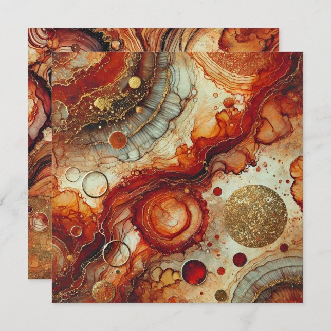 Convite Pumpkin Pumpkin Spice Álcool Scrapbook (Frente/Verso)