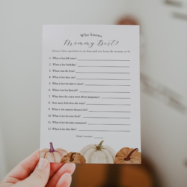 Convite Pumpkin Que Conhece A Placa De Jogo Da Mamãe (Criador carregado)