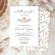 Pumpkin Rosa Pequeno Pumpkin no Caminho Chá de fra