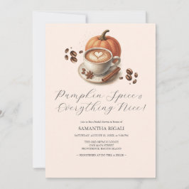 Convite Pumpkin Spice Coffee