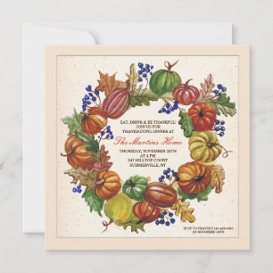 Convite Pumpkin Wreath