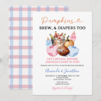 Pumpkins Brew & Fraldas para a Revelação de Gênero