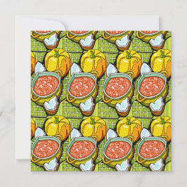 Convite Pumpkins, Sopa e Fundo Raspado