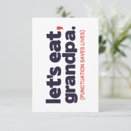 Convite Punctuation saves lives