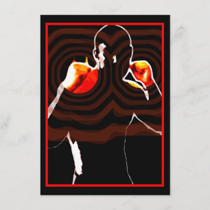 Convite punhos do encaixotamento do fogo