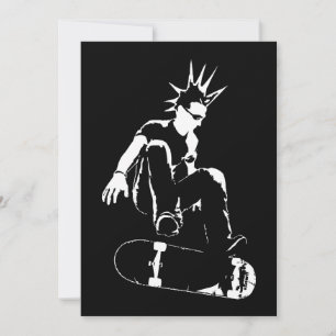Convite punk skate