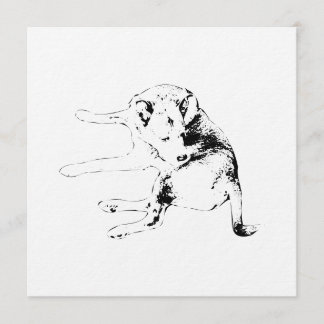 Convite Pup Fun Invite