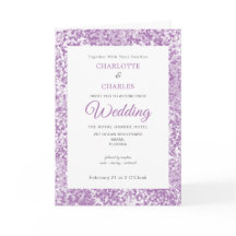 Purpla Glitter Pattern Elegante Foto Simples