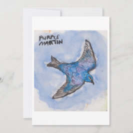 Convite Purple Martin Greeting Card