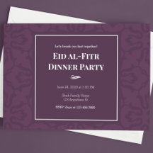 Púrpura Elegante Eid al-Fitr