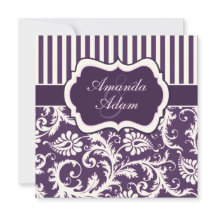 Púrpura, marfim, Casamento tema damasco rosa-risca