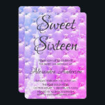 Convite Púrpura Rosa Paris Doce Dezesseis Festas de aniver<br><div class="desc">Pink e Purple Ombre Paris França Torre Eiffel e Chandelier Sweet Dezesseis Convites de festas judaicos. Este convite é perfeito para a Festa de aniversário Paris Sweet 16,  que procura comemorar no estilo.</div>