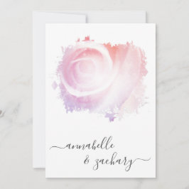 Convite *~* QR Blush Rosa Rosa Rosa Rosa Rosa Rosa RSVP AR