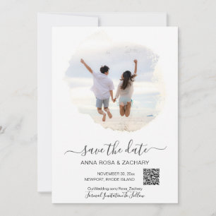 Convite *~* QR Foto - WEDDING SALVE o site DATE AR6