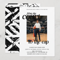 Quadra de Basquete Branco para Graduação para o Ca