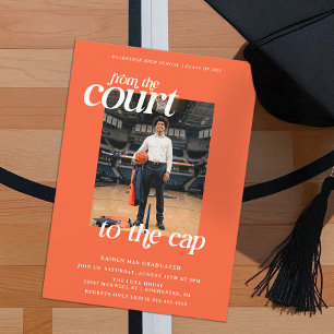 Convite Quadra de Graduação de Basquete para o Chapéu